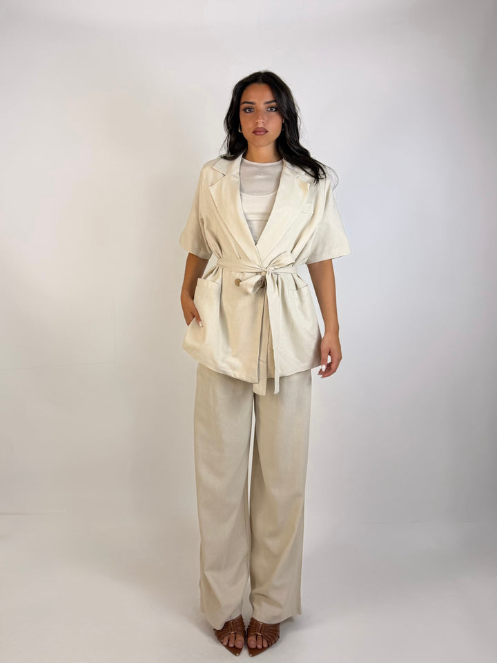 Tailleur lino “Graduate”