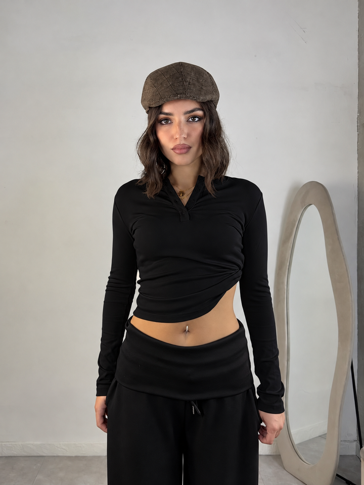 Maglia con bottoni Lumina