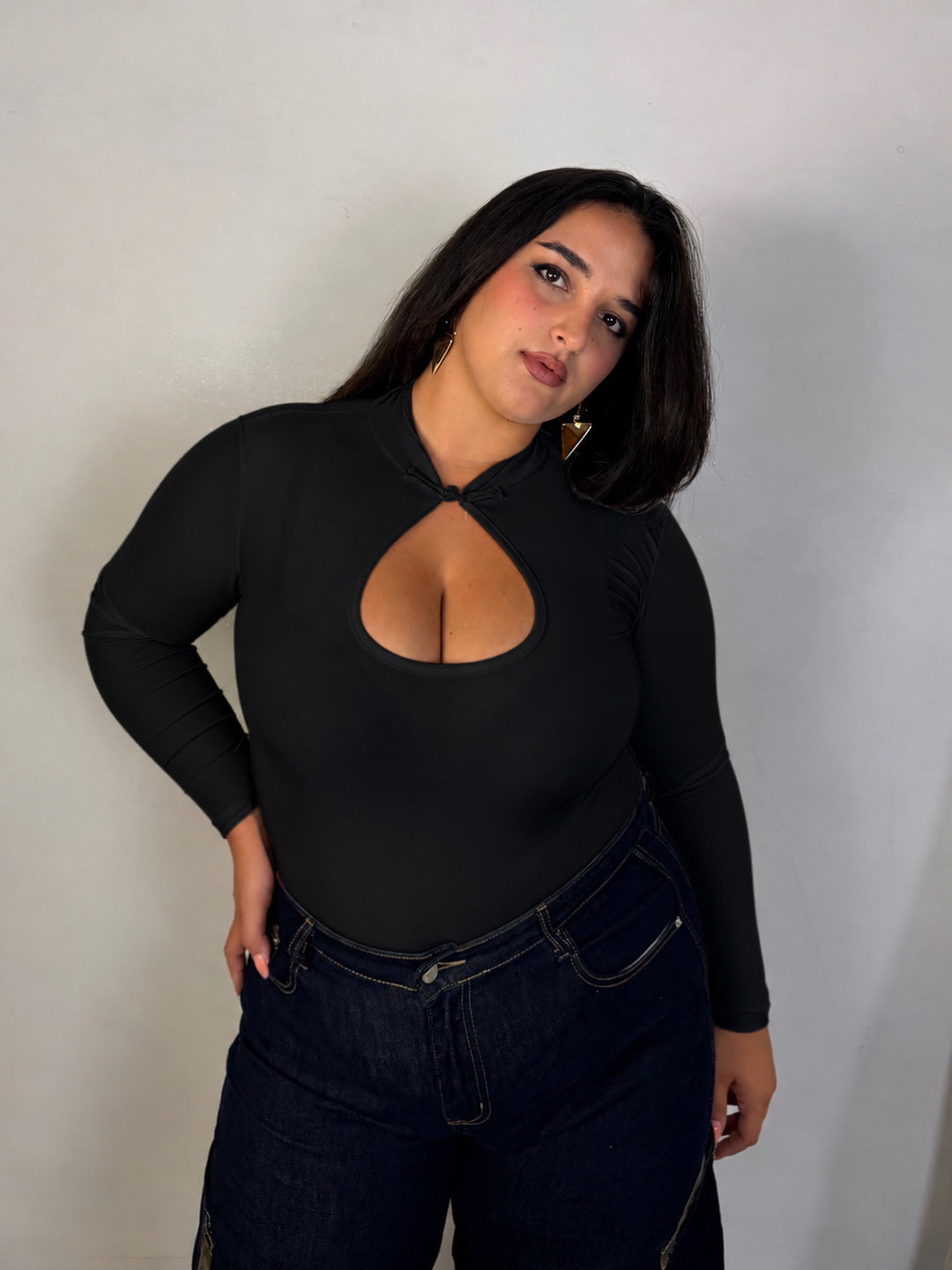 Body con cut out “Leila”