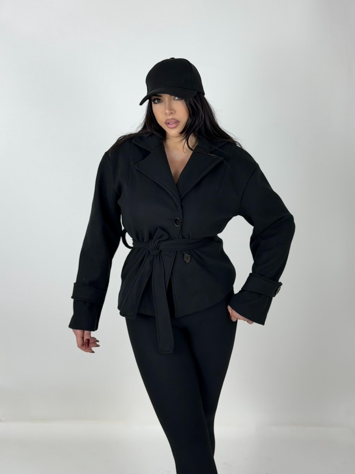 Cappotto con fusciacca “Elisabeth”