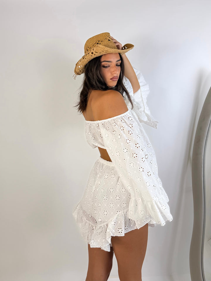 Coordinato in pizzo sangallo “Majorca”