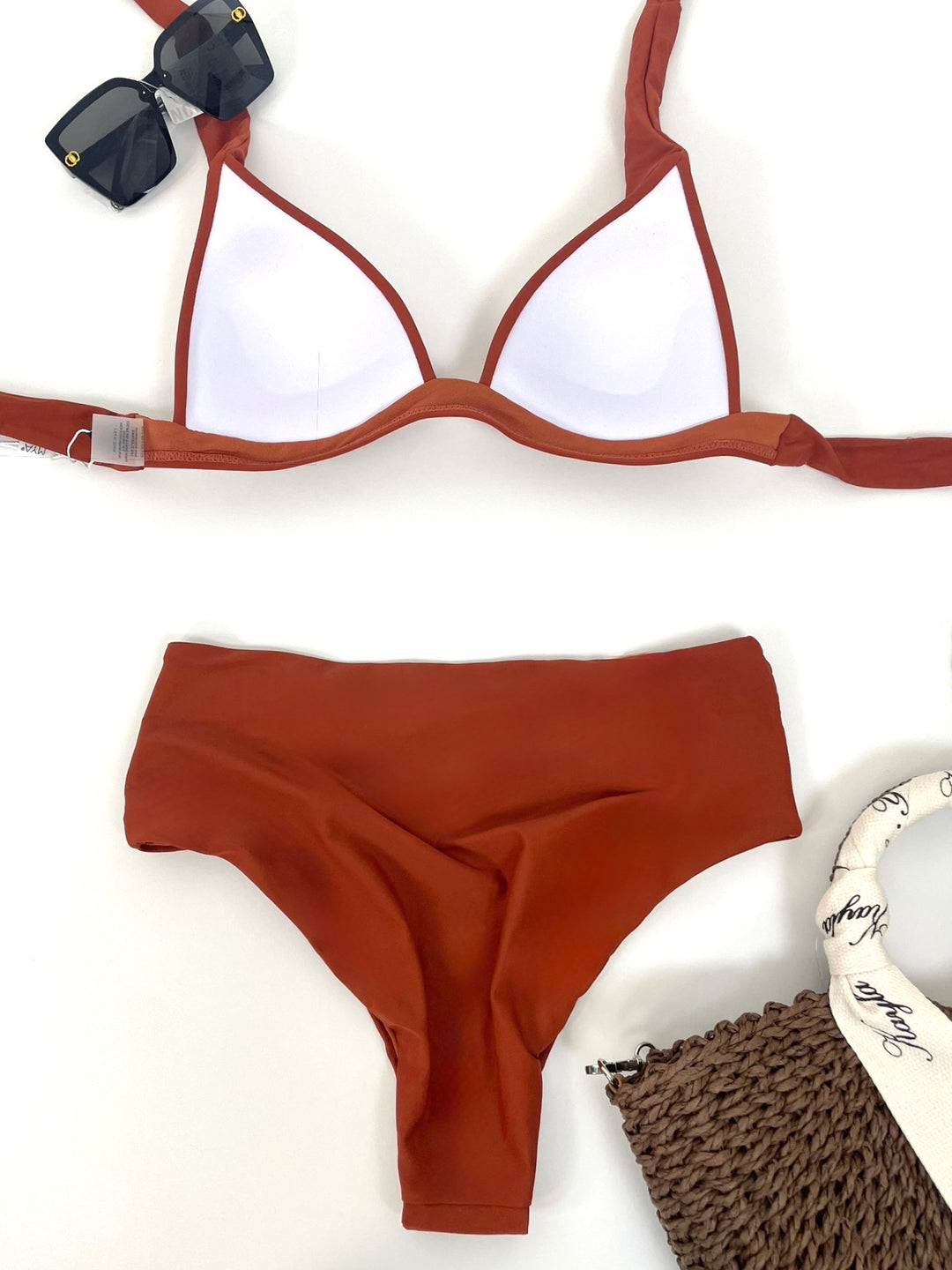 Costume due pezzi vita alta “Dune”