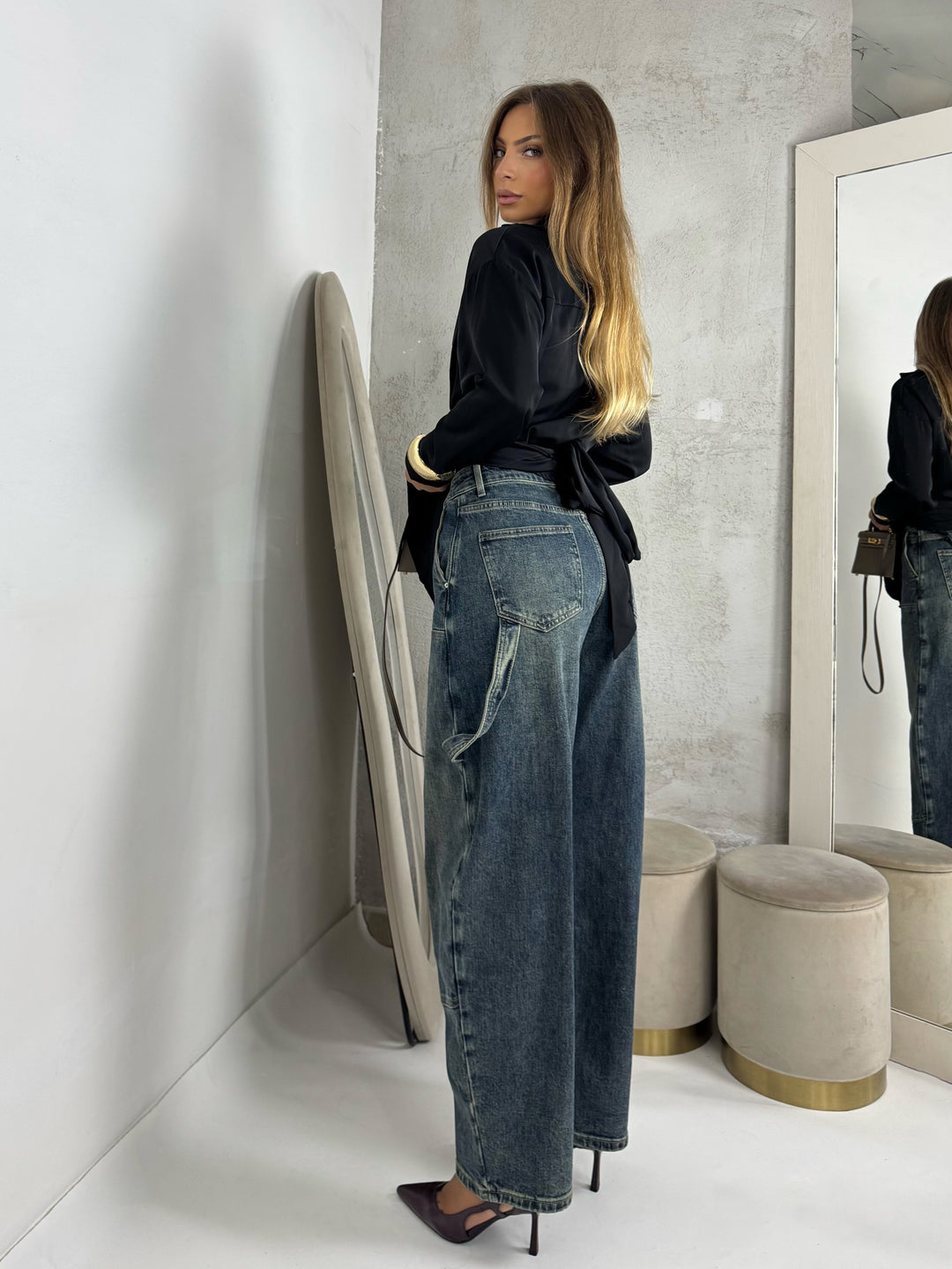 Jeans balloon “Here”