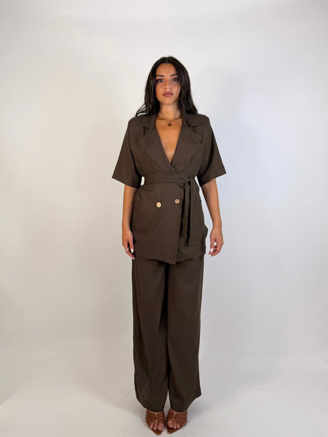 Tailleur lino “Graduate”