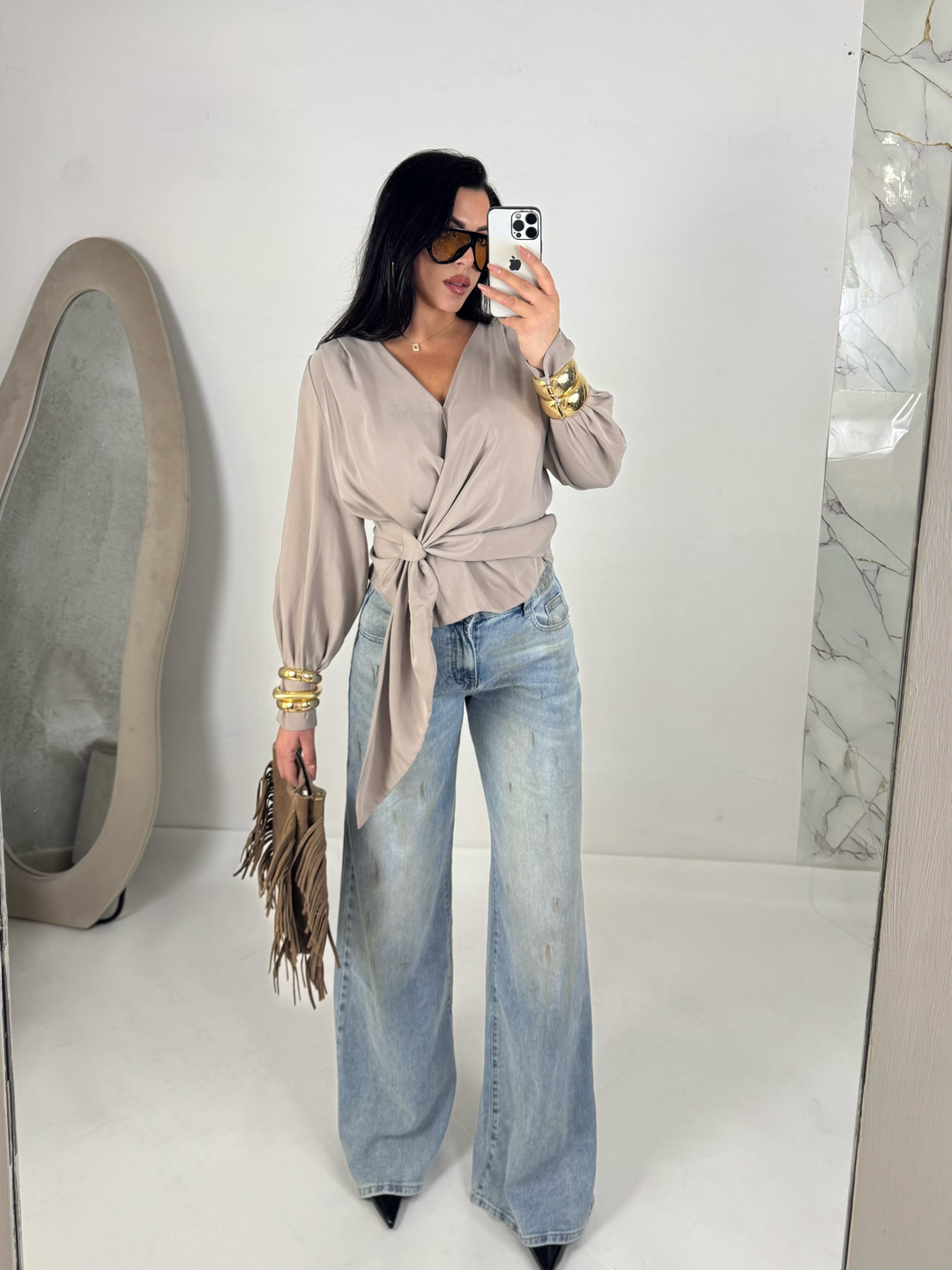 Jeans wide leg “Eva”