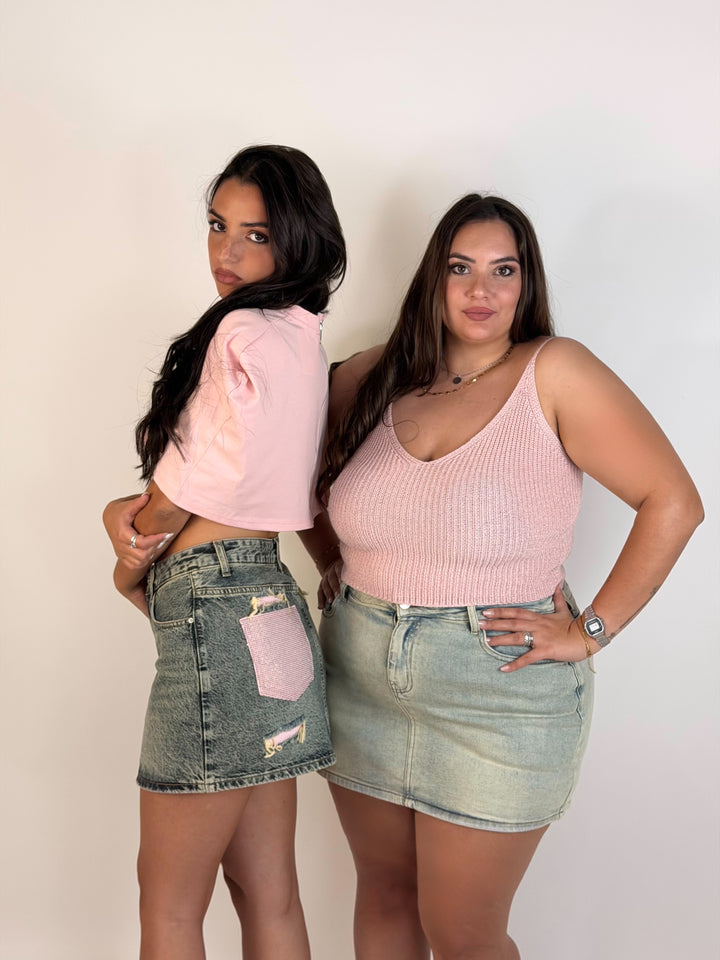 Panta gonna in jeans “Candy”