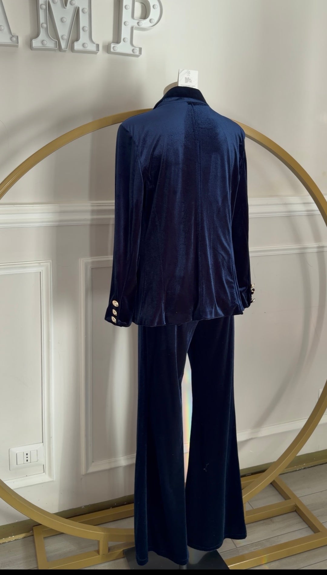 Tailleur in velluto “Virginia”