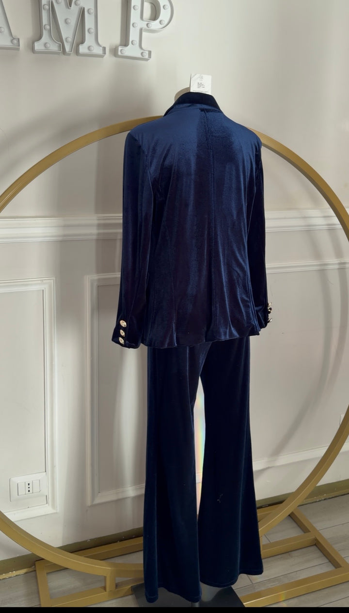 Tailleur in velluto “Virginia”