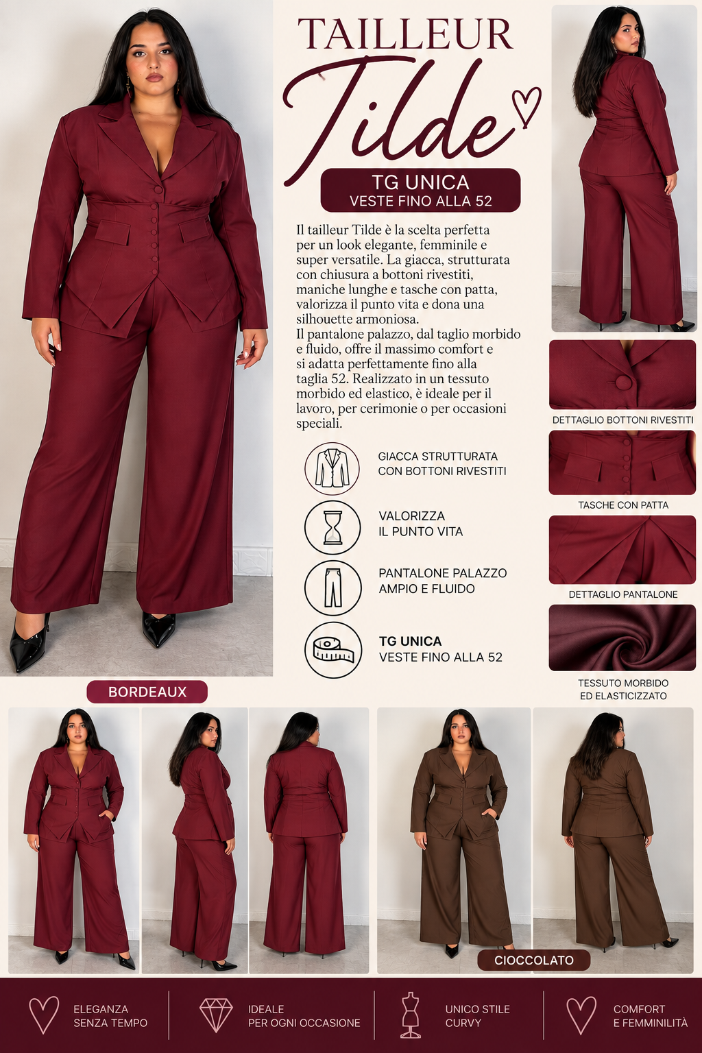 Tailleur set da 3 “Tilde”