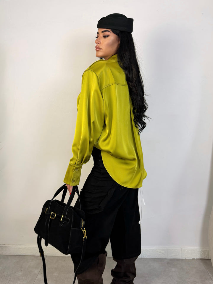 Camicia in raso JustWest “Polly”