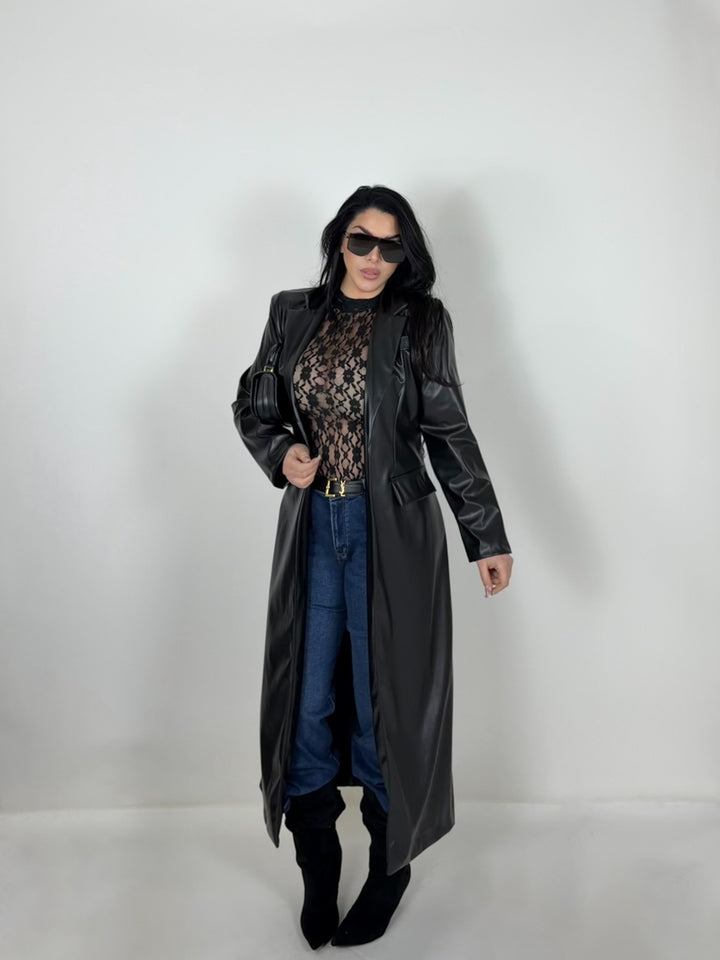 Trench in eco pelle “Empress”