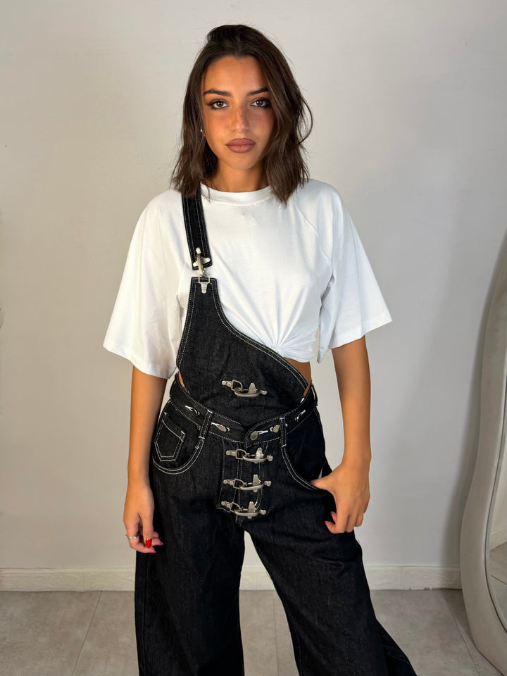 Salopette in jeans “Yvonne”