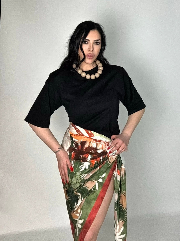 Maglia maxi con spalline “Simply”