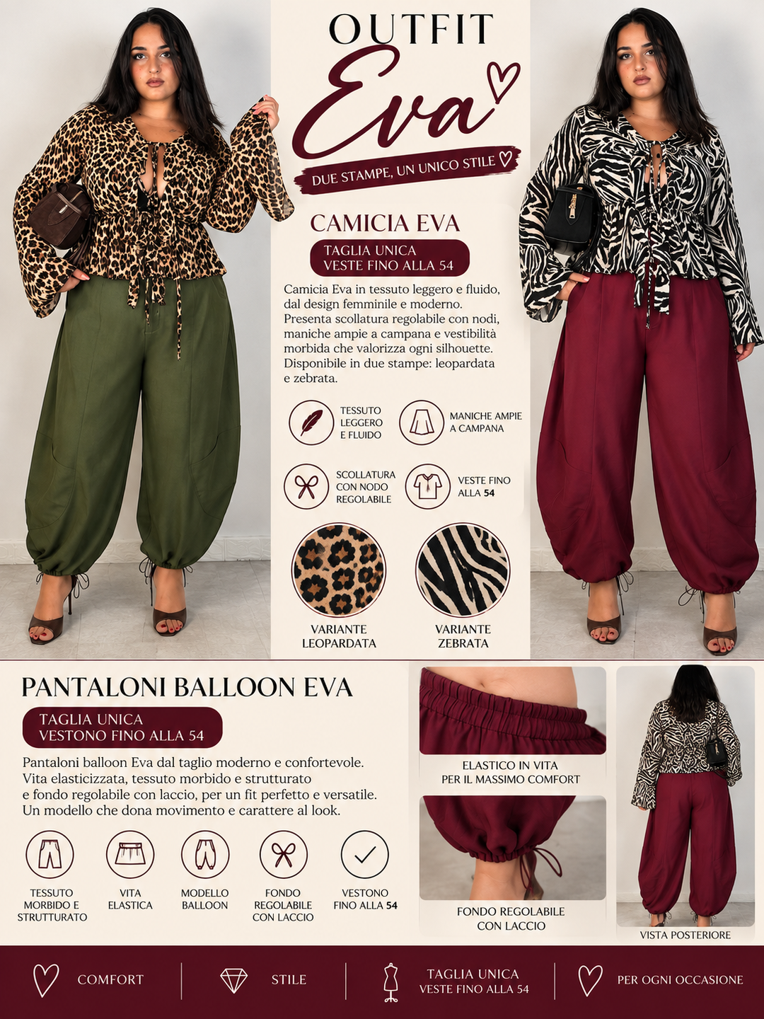Pantaloni balloon “Eva”