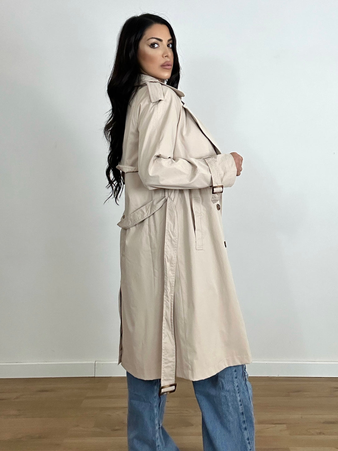 Cappotto trench doppiopetto "Keira"