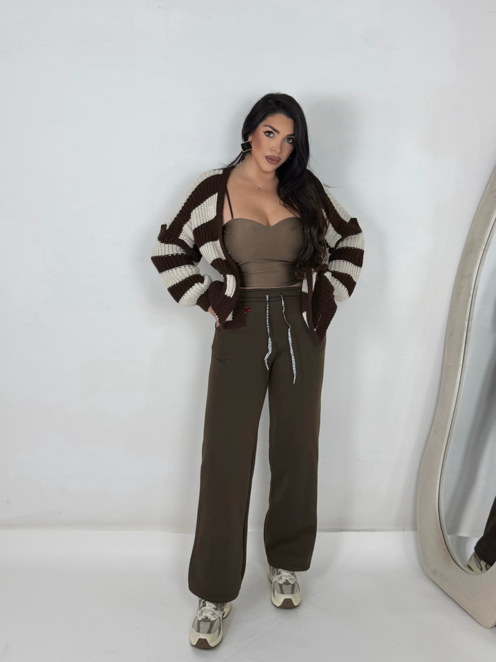 Pantaloni felpati “Julia”