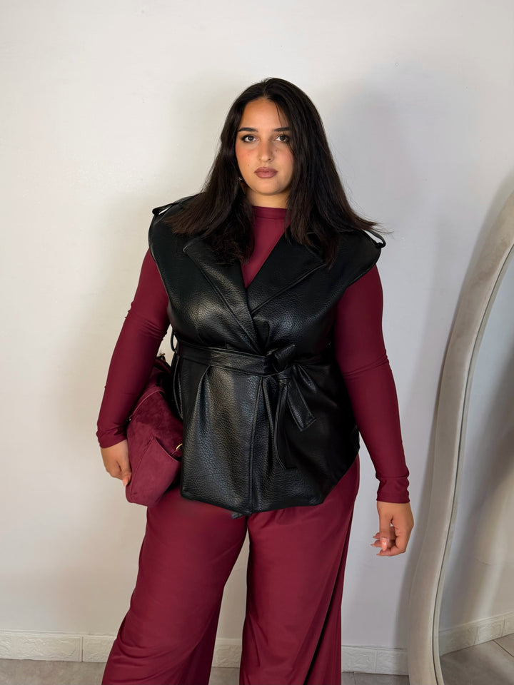 Giubbotto in eco pelle “Sophia”