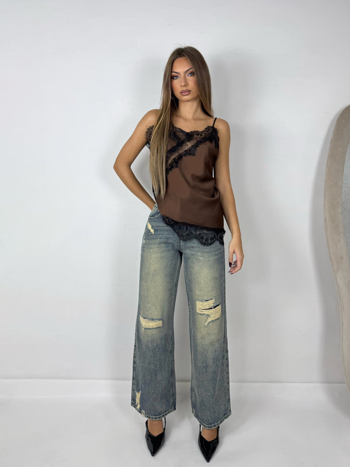 Jeans wide leg “Desire”