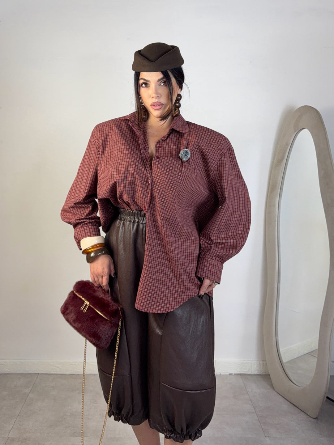 Camicia oversize JUSTWEST “Paola”