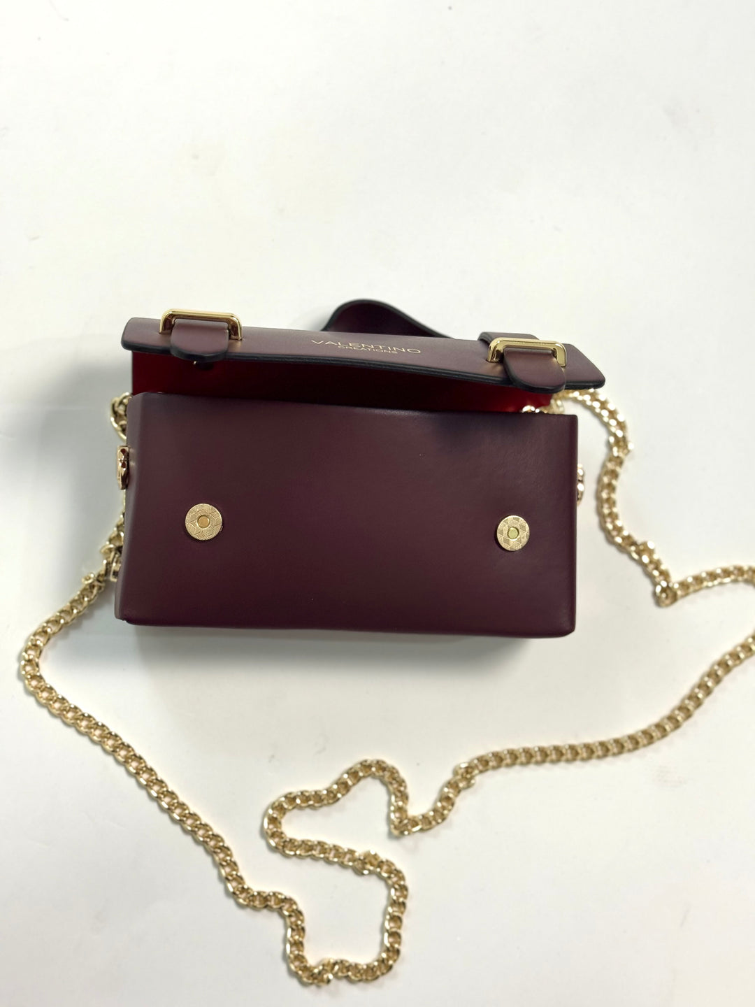 Borsa in vera pelle “Valentino”