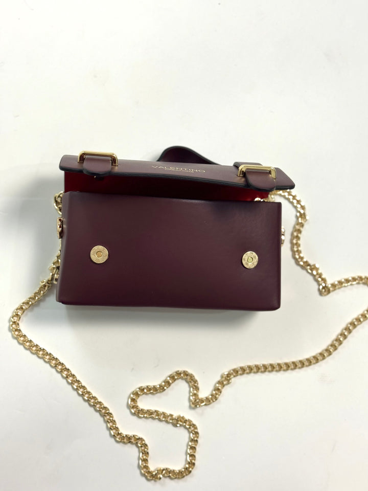 Borsa in vera pelle “Valentino”