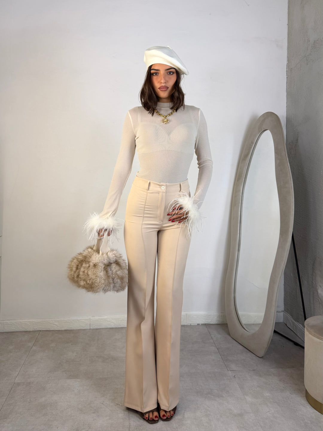 Pantaloni a zampa “Seraphine”