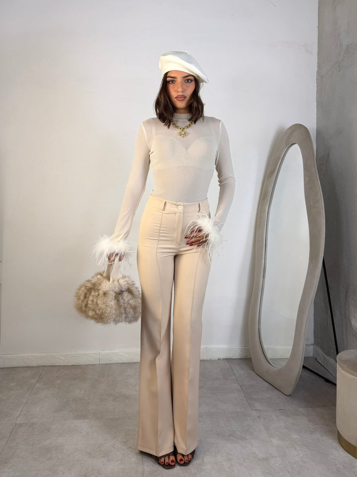 Pantaloni a zampa “Seraphine”