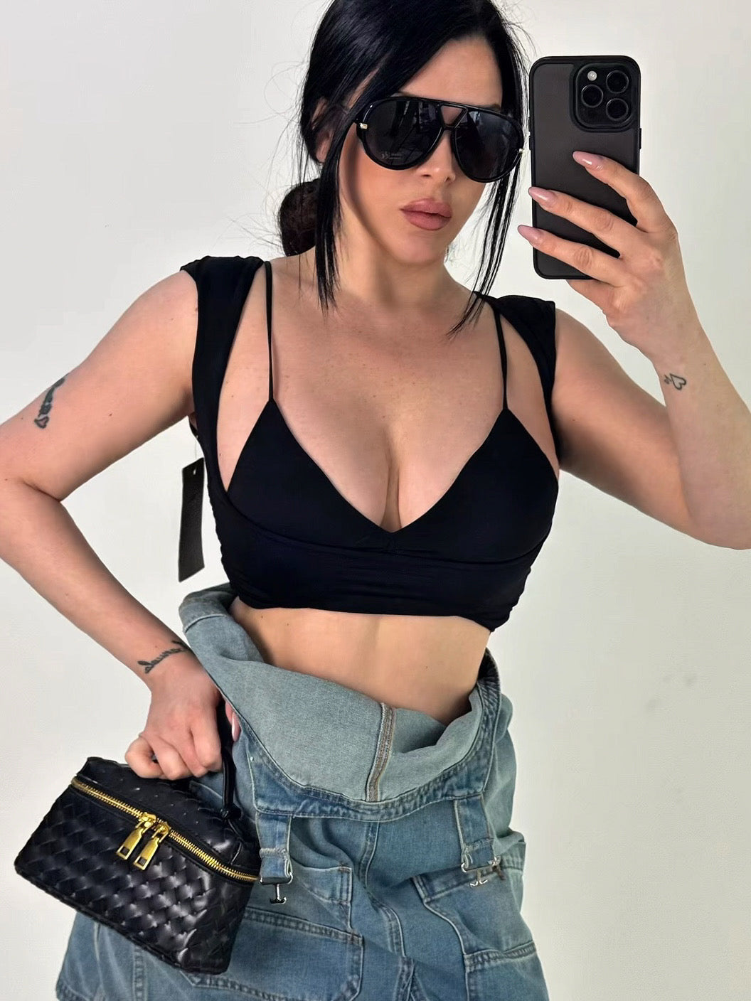 Crop top set “Ivy”