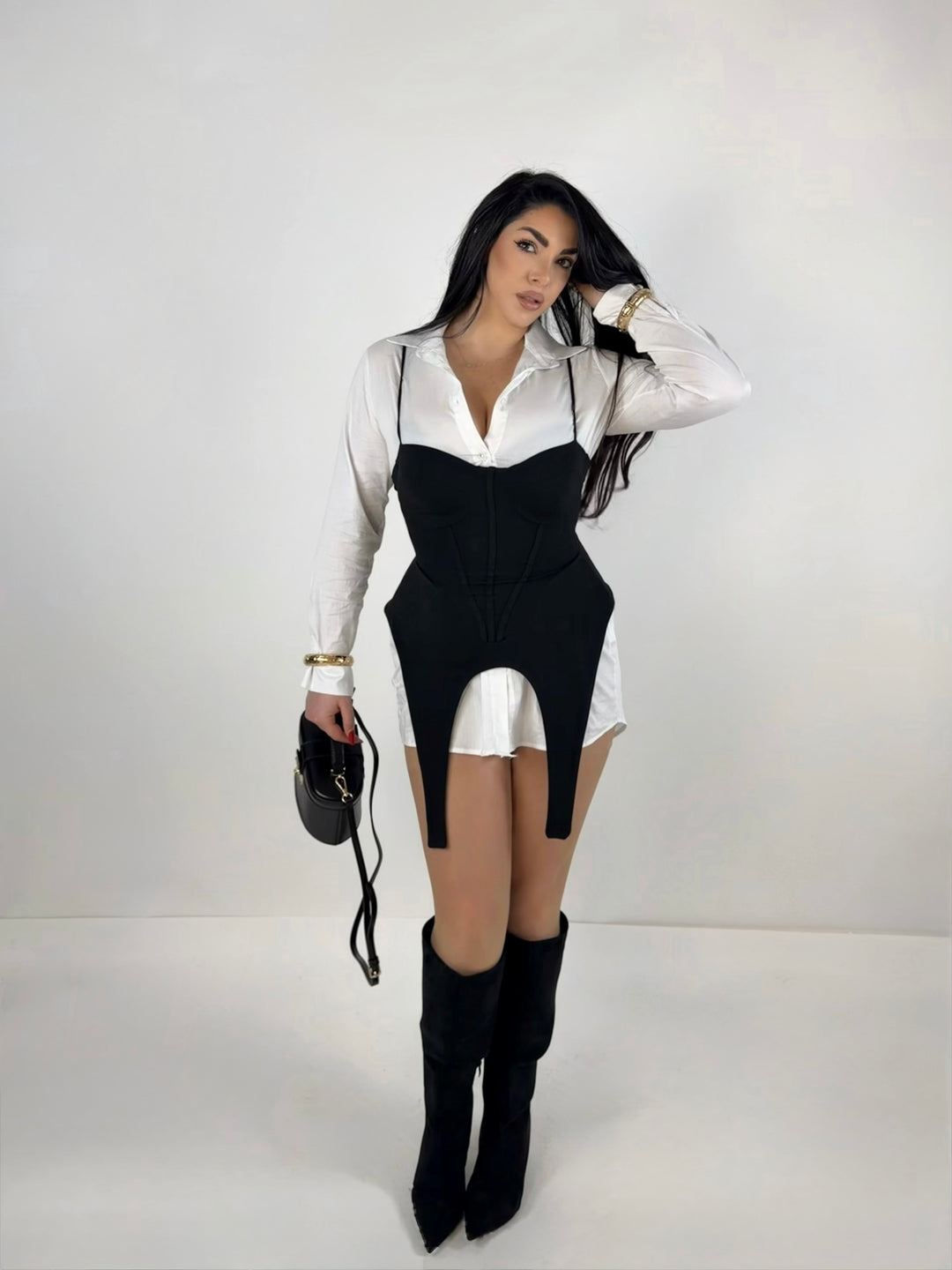 Maxi camicia “Adoro”