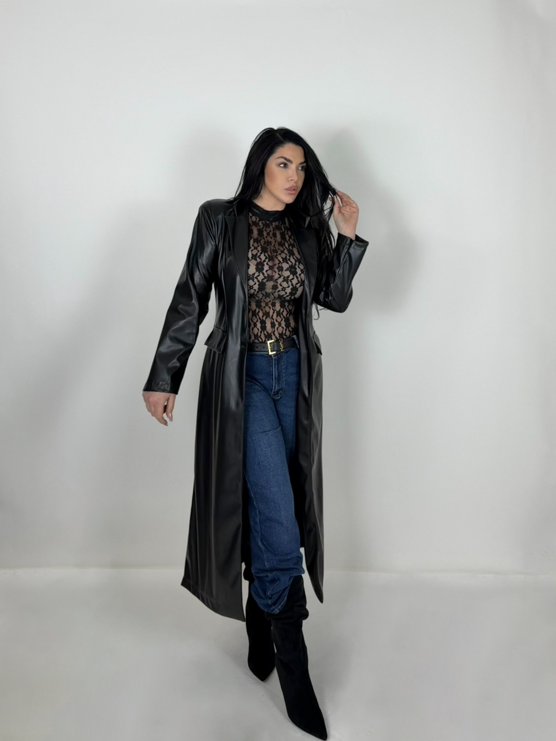 Trench in eco pelle “Empress”