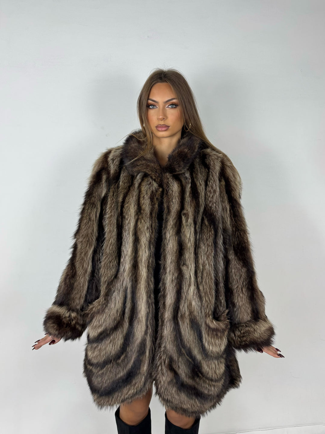 Pelliccia in marmotta Vintage 110