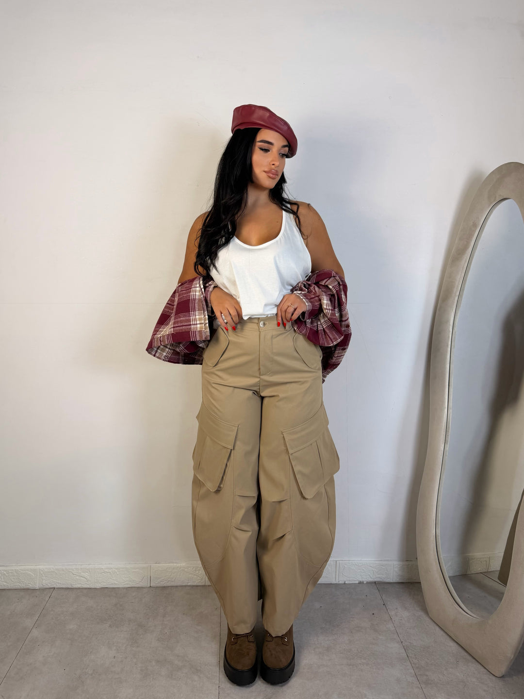 Pantaloni balloon con tasche JUSTWEST