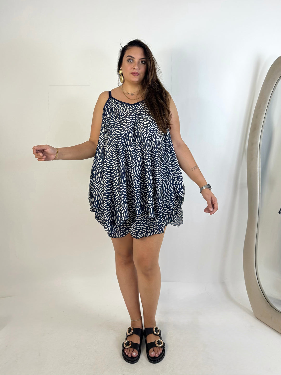 Coordinato in raso “Judith”