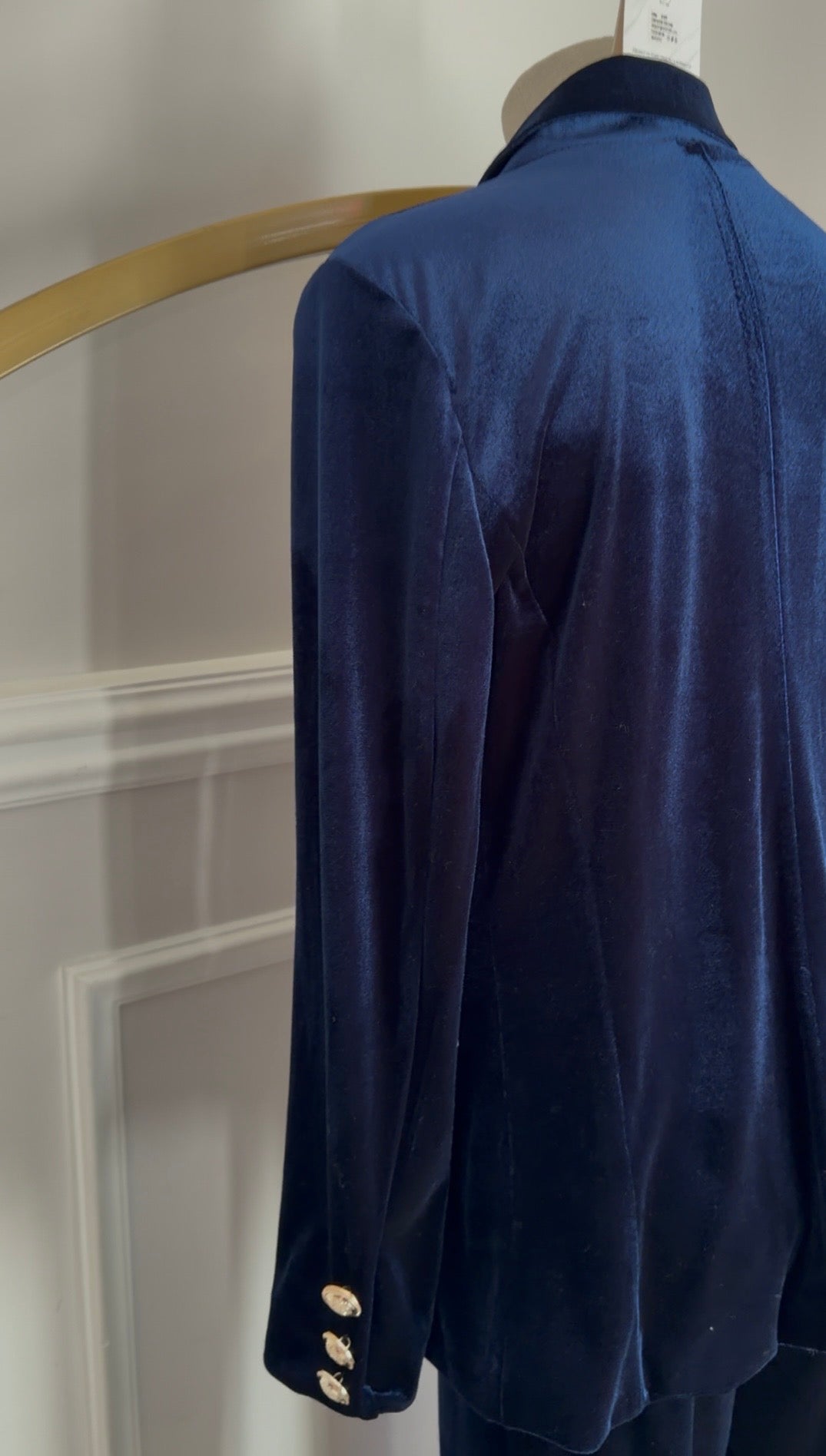 Tailleur in velluto “Virginia”