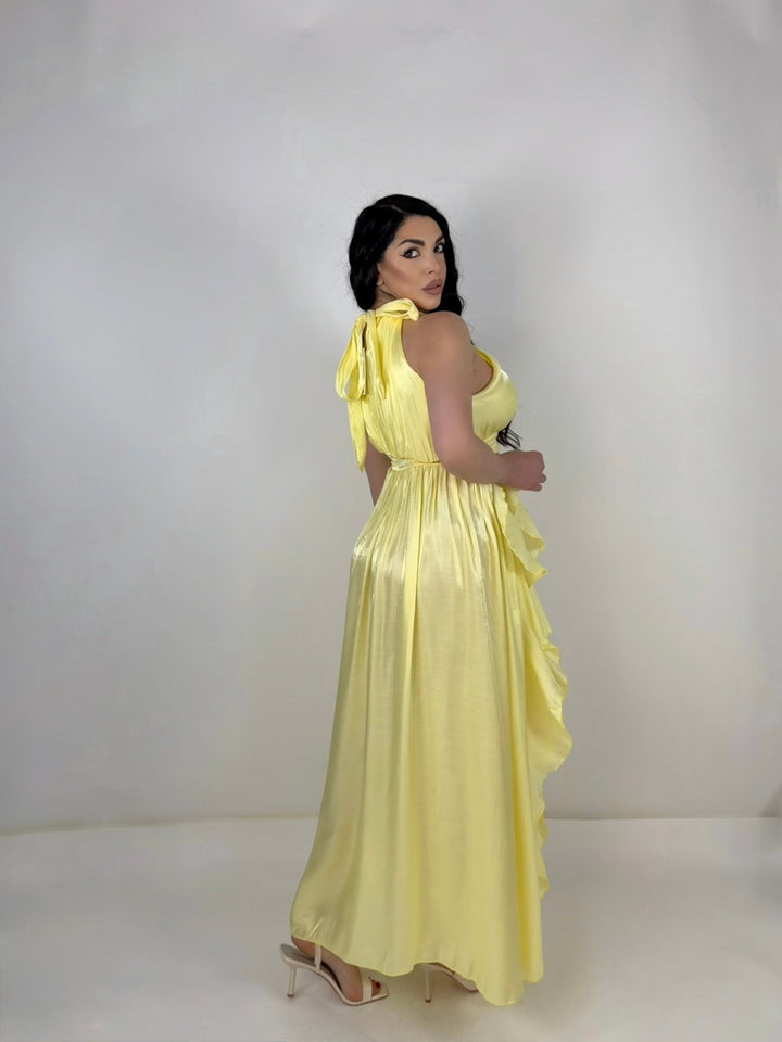 Abito “Satin Rouches”