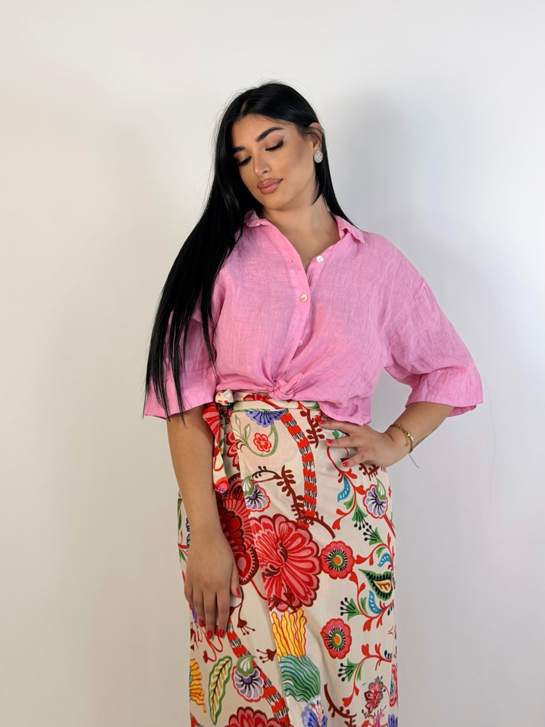 Camicia in lino “Mexico”