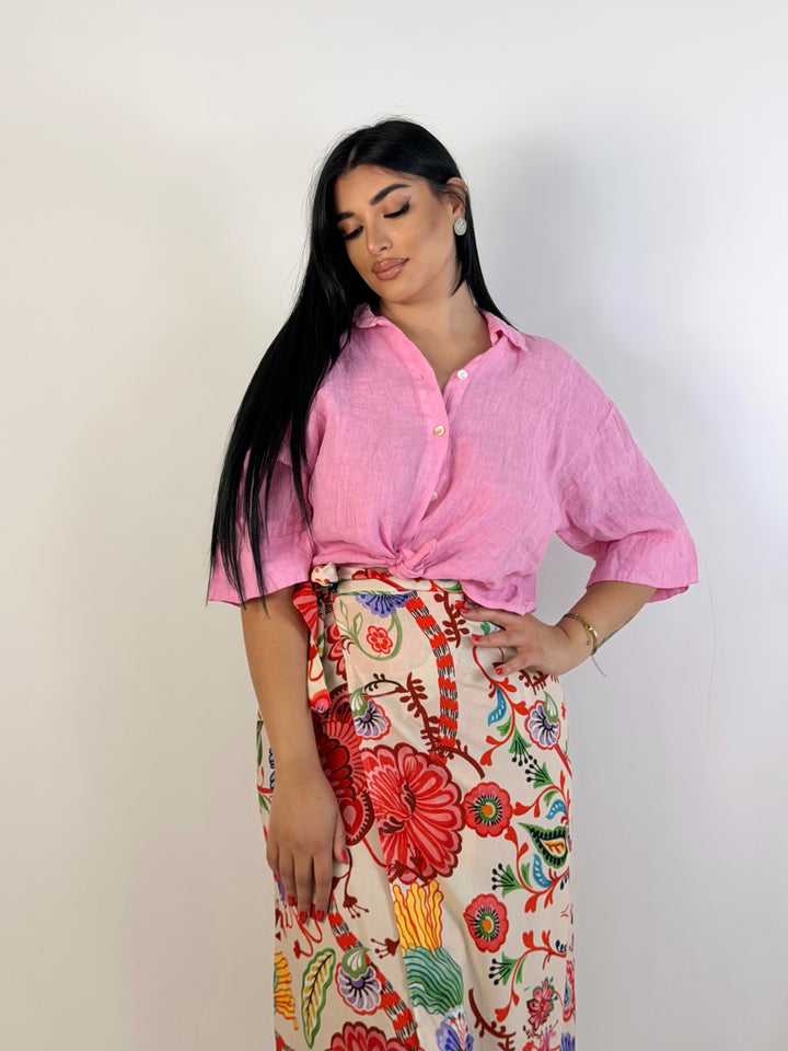 Camicia in lino “Mexico”