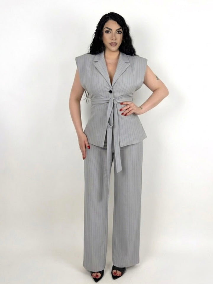 Tailleur gessato “Vittoria”