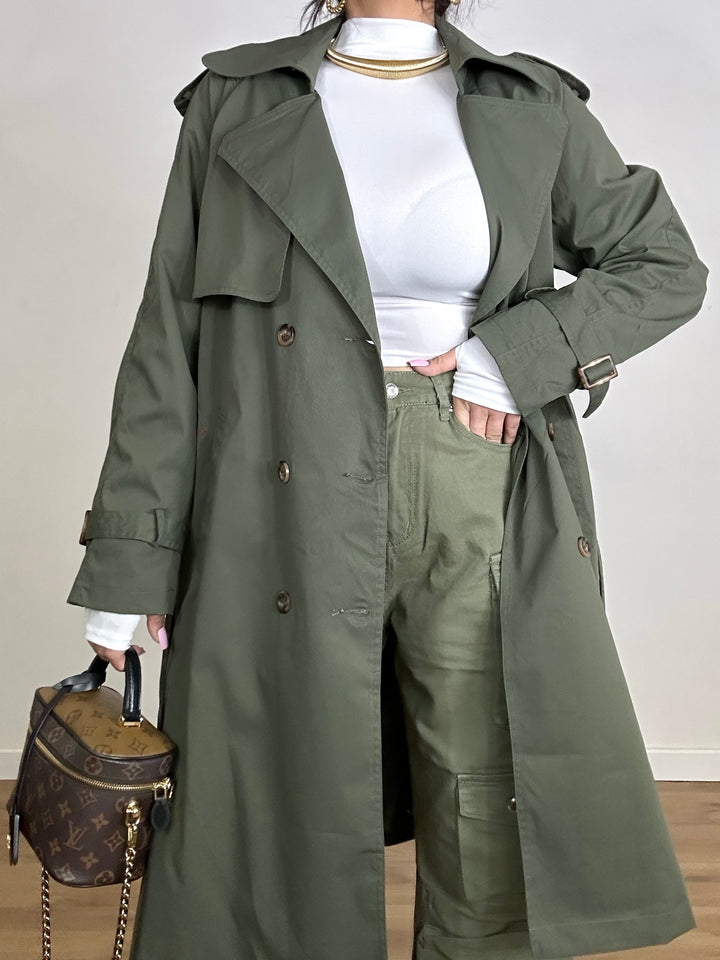 Cappotto trench doppiopetto "Keira"