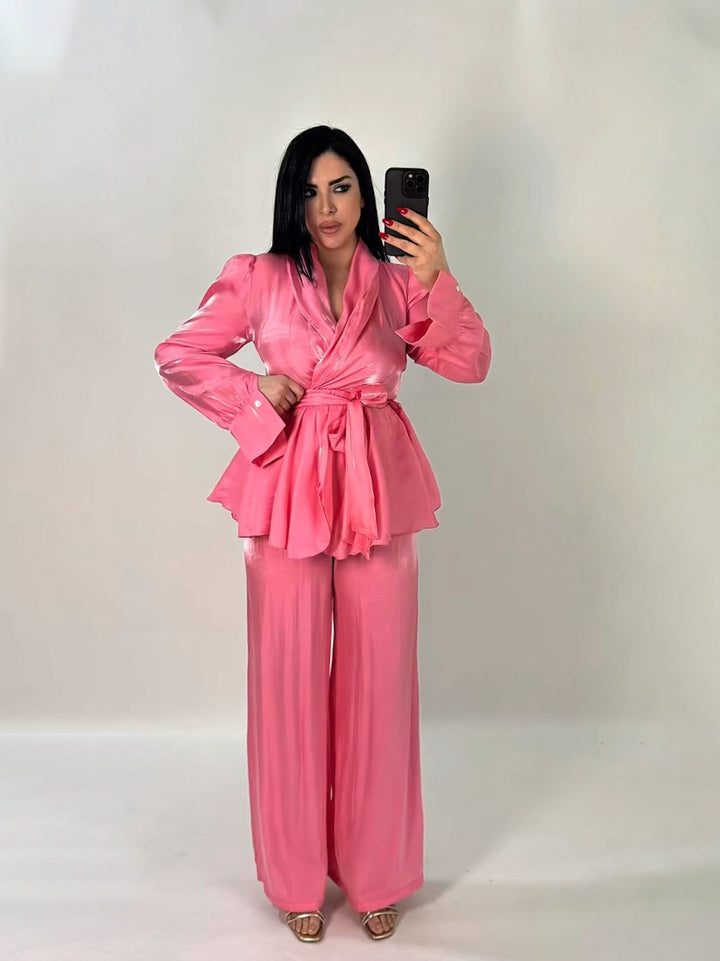 Coordinato in satin “Romance”