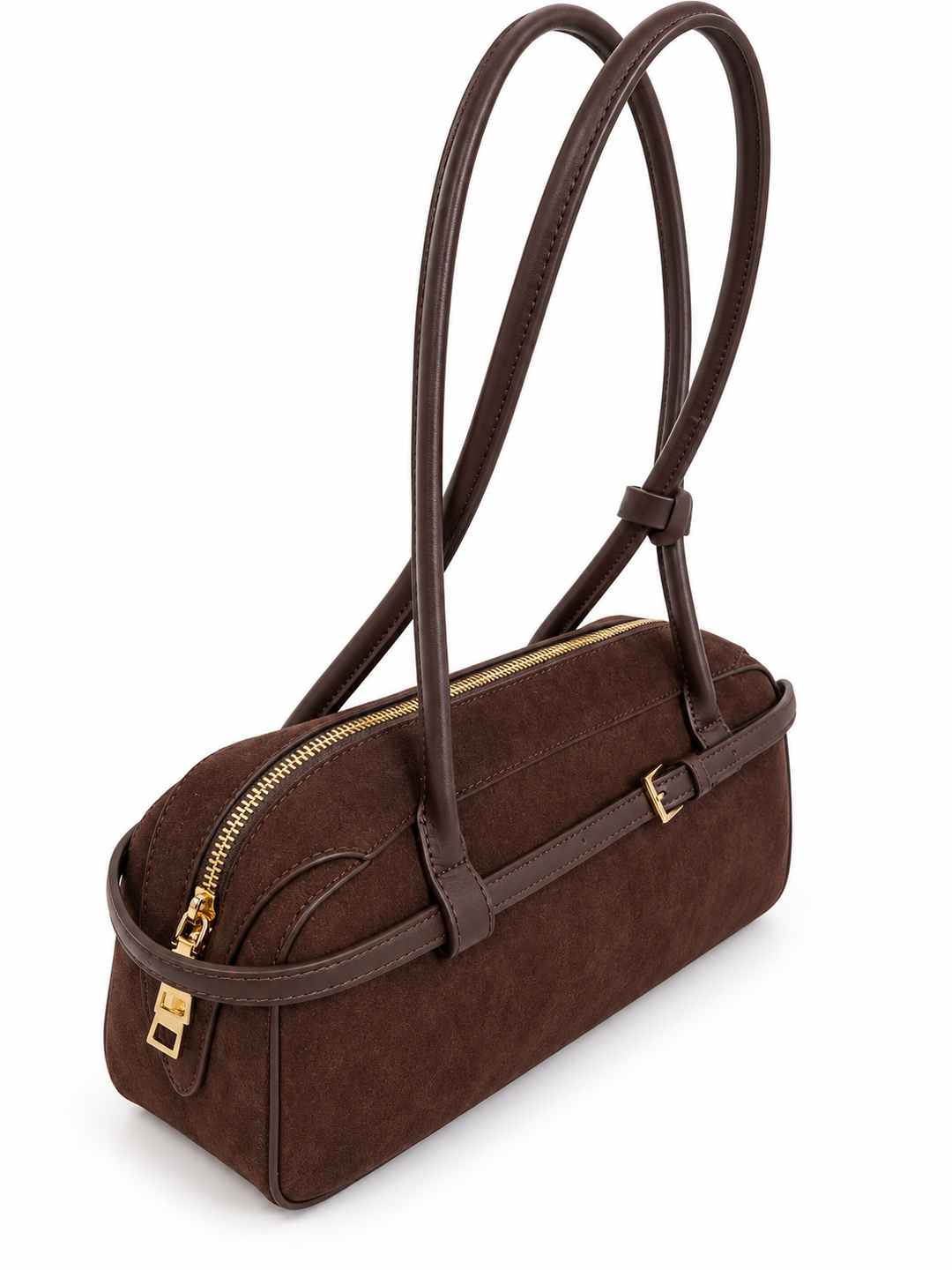 Borsa scamosciata