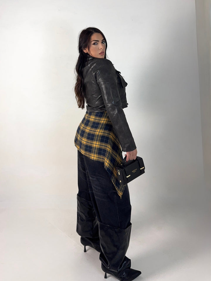Giubbotto in eco pelle “Brooklyn”
