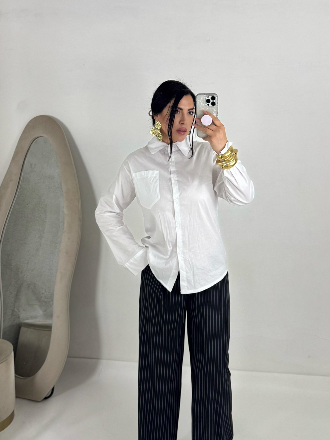 Camicia in cotone “New York”