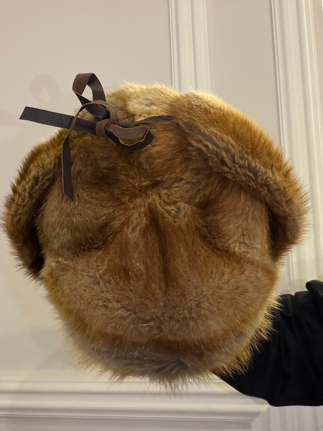 Colbacco in vera pelliccia di volpe vintage 07