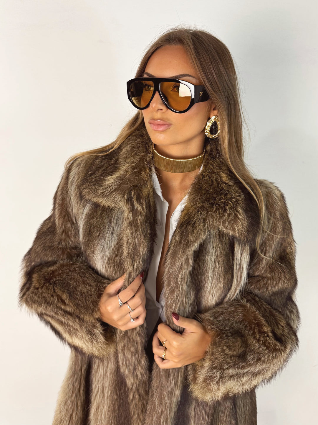 Pelliccia in marmotta Vintage 35