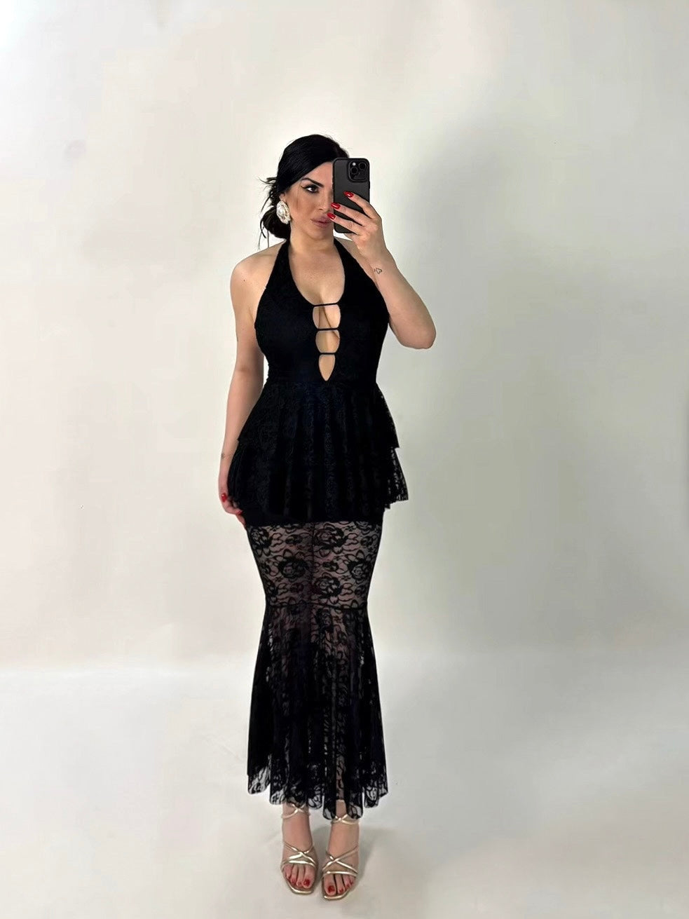 Abito in pizzo “Serena”