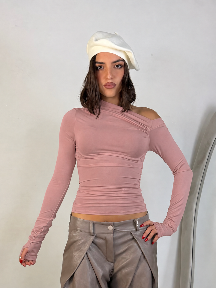 Maglia con maniche a guanto “Kimberly”