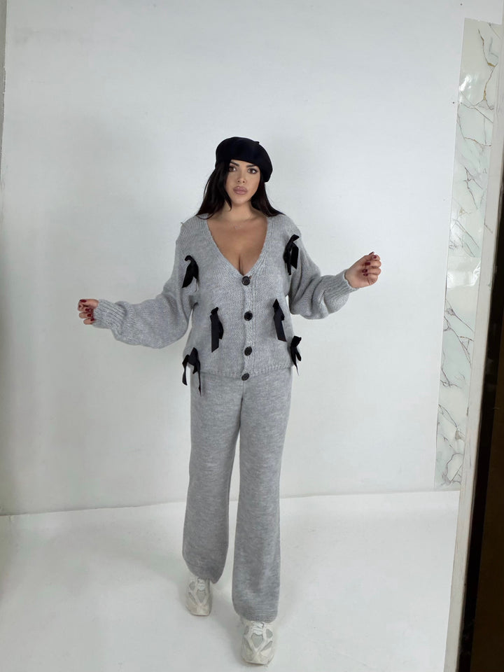 Coordinato in lana “Fiocco”