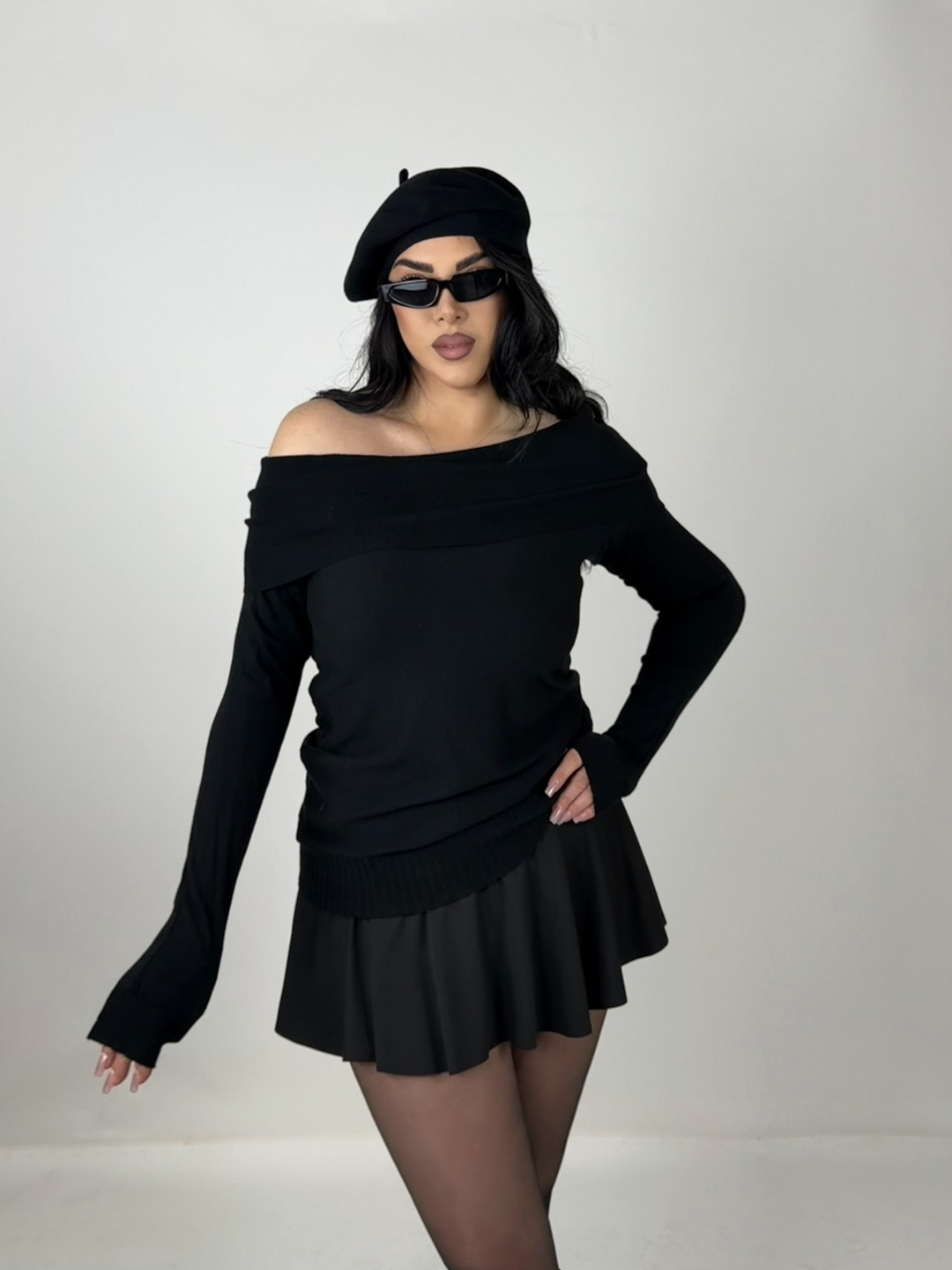 Maglione con scollo a barca “Jennifer”