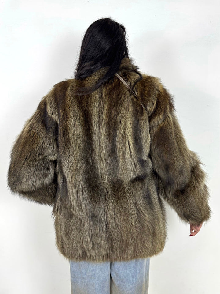 Pelliccia in marmotta Vintage 45